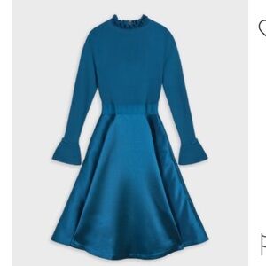 Ted baker said mixed media dress TED BAKER SIZE 2=USA SIZE 6